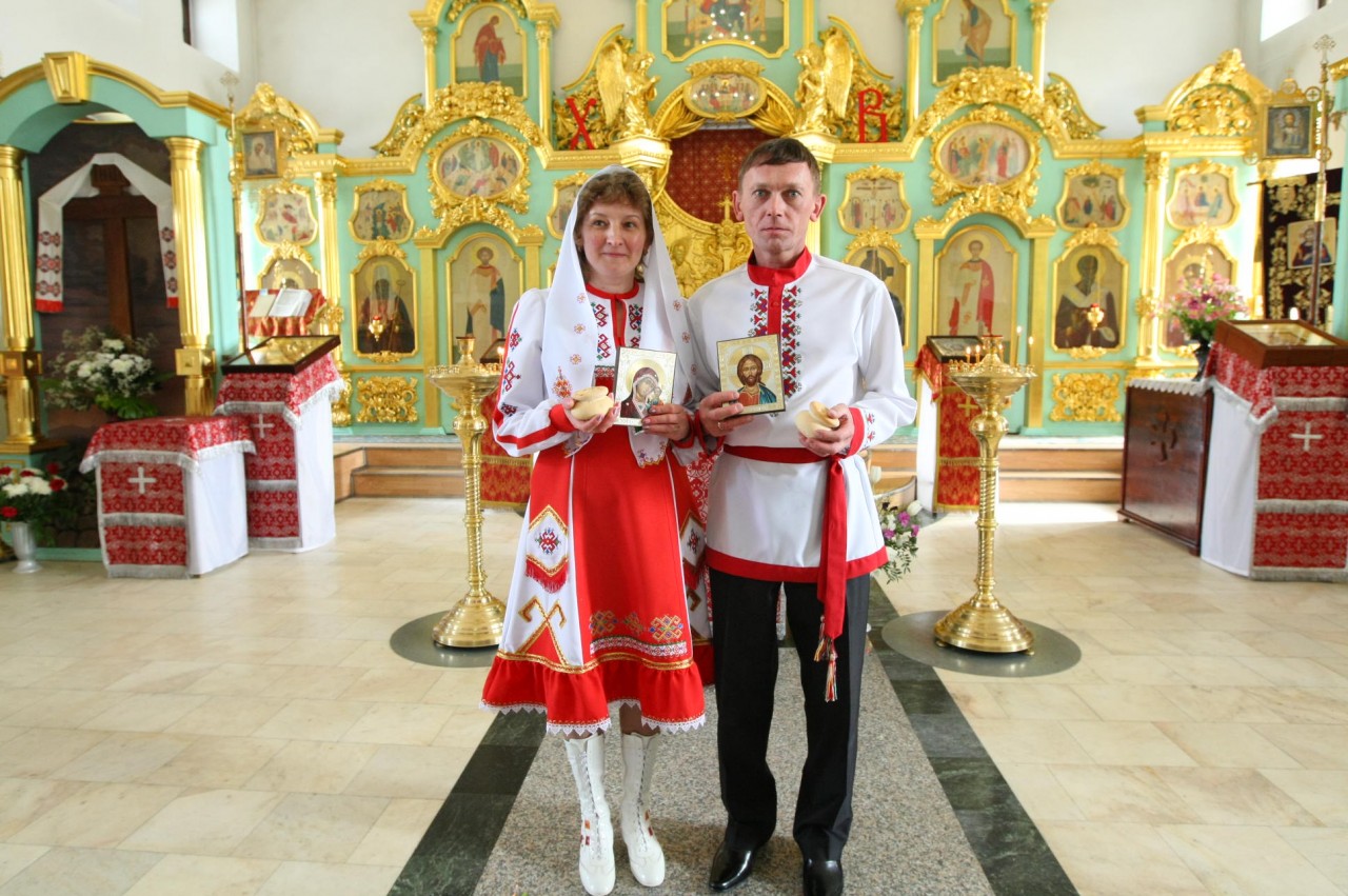 Венчание на Красную горку в Приходе храма в честь Святителя Николая  Чудотворца г. Надым. |